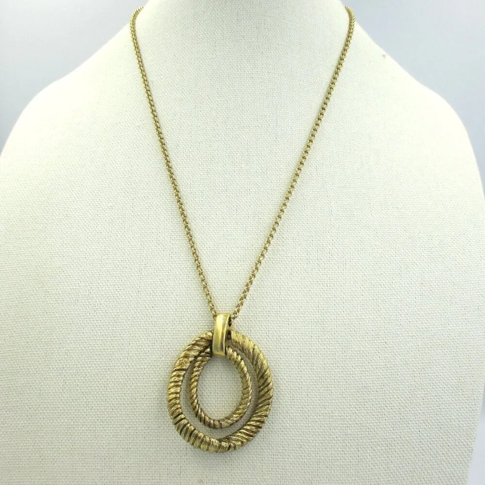 Chico's Gold Tone Adjustable Necklace Art to Wear NEW $49 - Picture 4 of 10